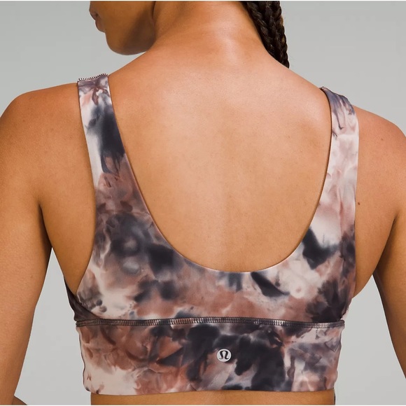 NWT Lululemon Align Bra Light Support C/D cup Diamond Dye Smoky Topaz Grey 4 - Picture 4 of 4